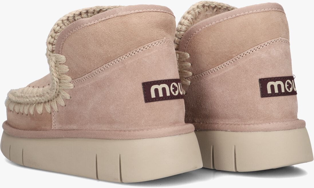 beige mou vachtlaarzen eskimo bounce sneaker