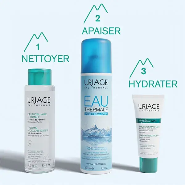 Água Micelar Termal Uriage para Pele Mista a Oleosa 250ml