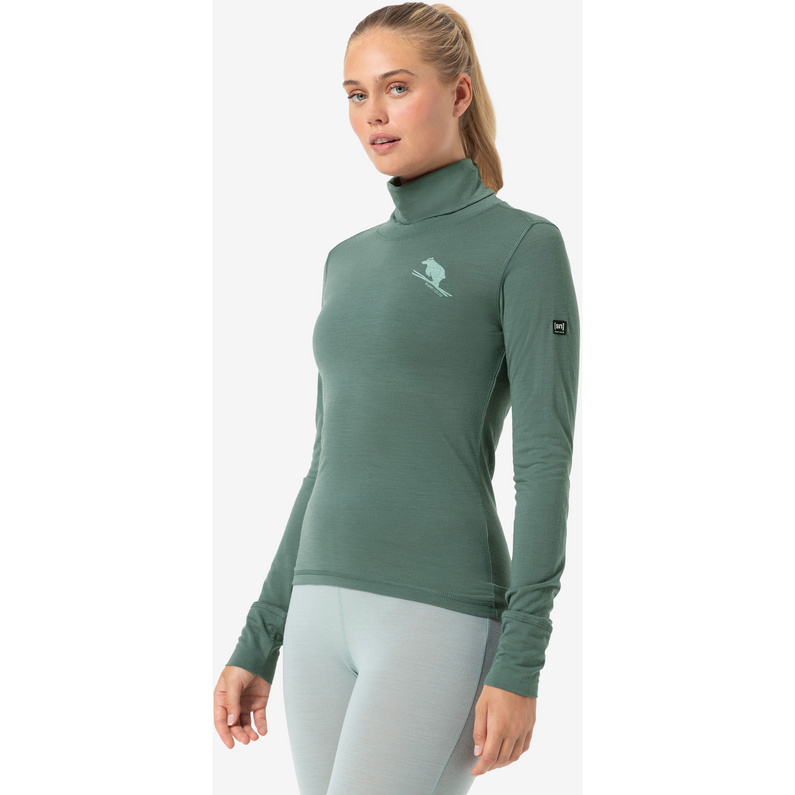 Super.Natural Damen Flear Roll Neck Longsleeve