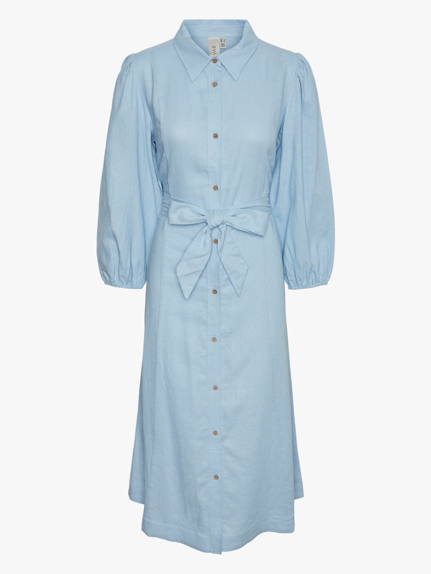 Flaxy 3/4 Linen Shirt Dress