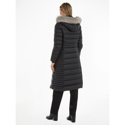 Tommy Hilfiger Tyra Down Maxi Jakke, Sort, XS