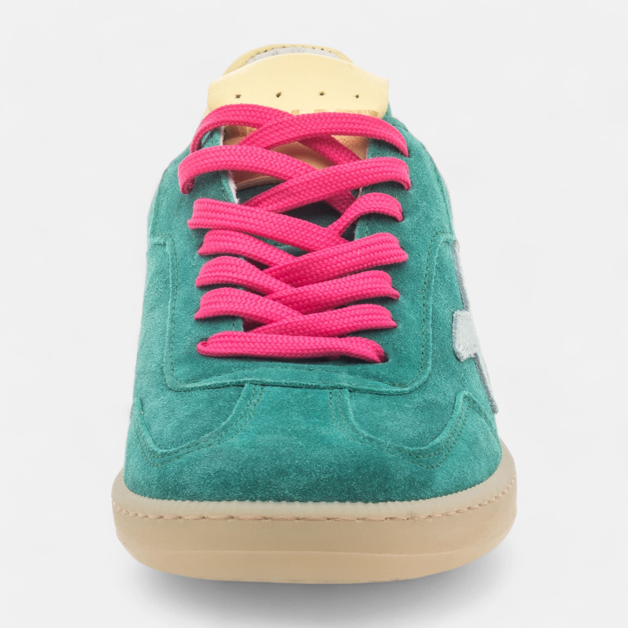 Baskets basses Femme en cuir vert
