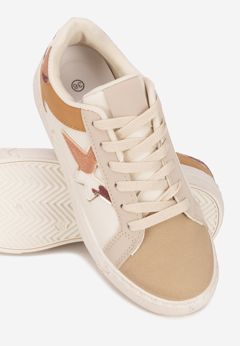 Baskets pour femme kaki Steliana