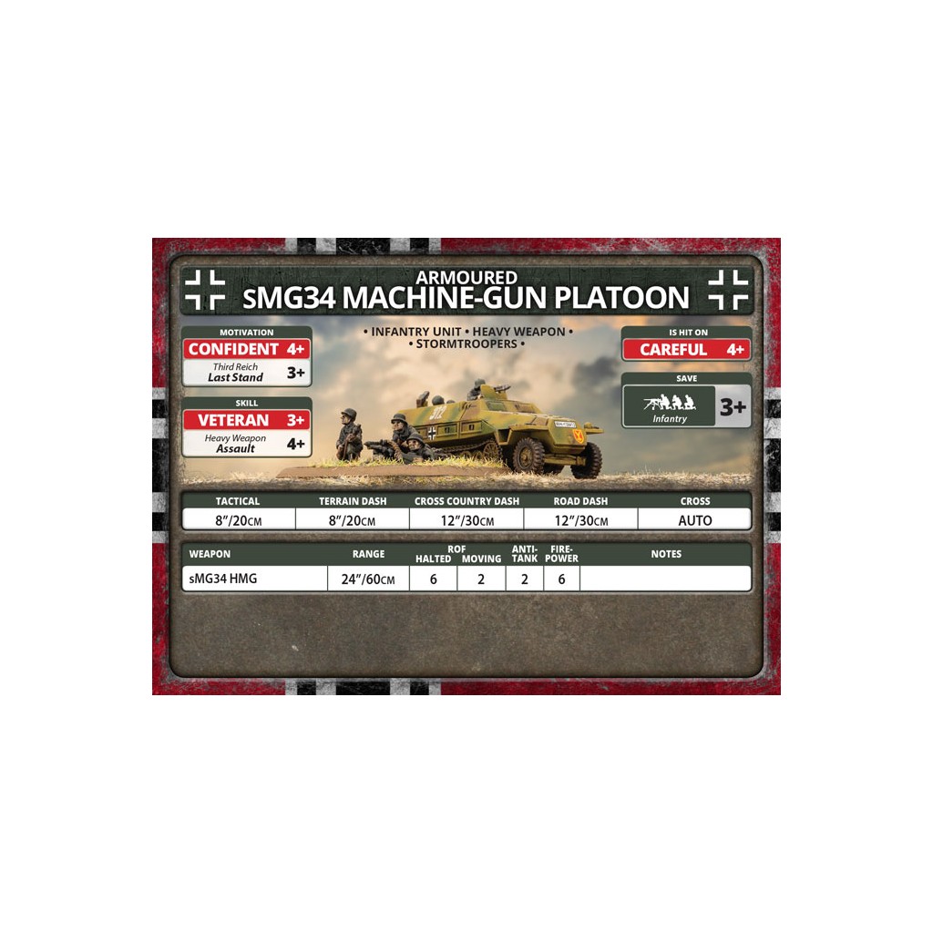 Flames of War - sMG34 Machine-gun Platoon
