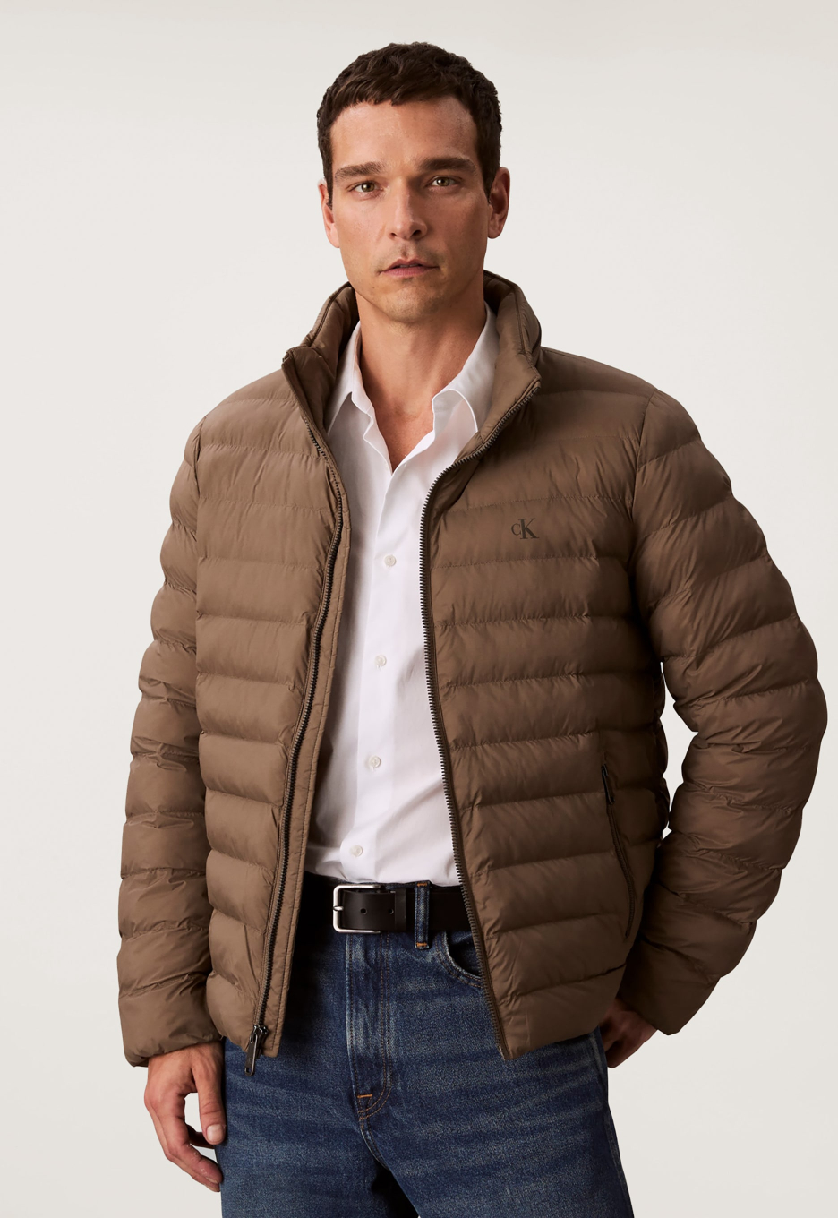 Calvin Klein Nylon Hooded Puffer