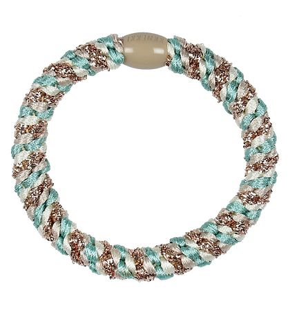 Kknekki Elastik - Turkis/Beige Glimmer