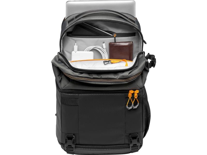 Lowepro Fotorucksack Fastpack PRO BP 250 AW III Grau Reiserucksack für Systemkameras und DSLR-Kameras mit genügend Platz für Objektive und persönlichen Gegenständen