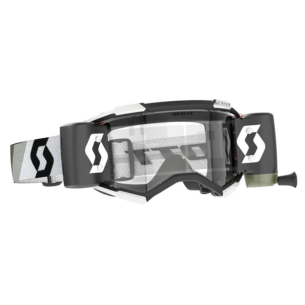 Scott - Masque Fury WFS - Roll-Off Blanc / Noir
