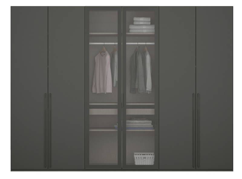 Novel Drehtürenschrank 6-türig SKAT