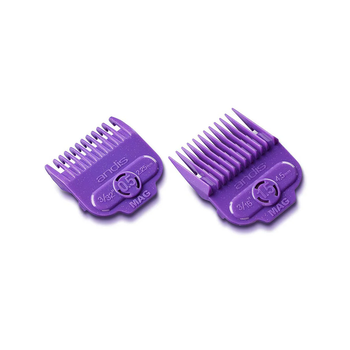 Lot de 2 Contre-Peignes Magnétiques 2,25 et 4,5mm pour tondeuse USPRO