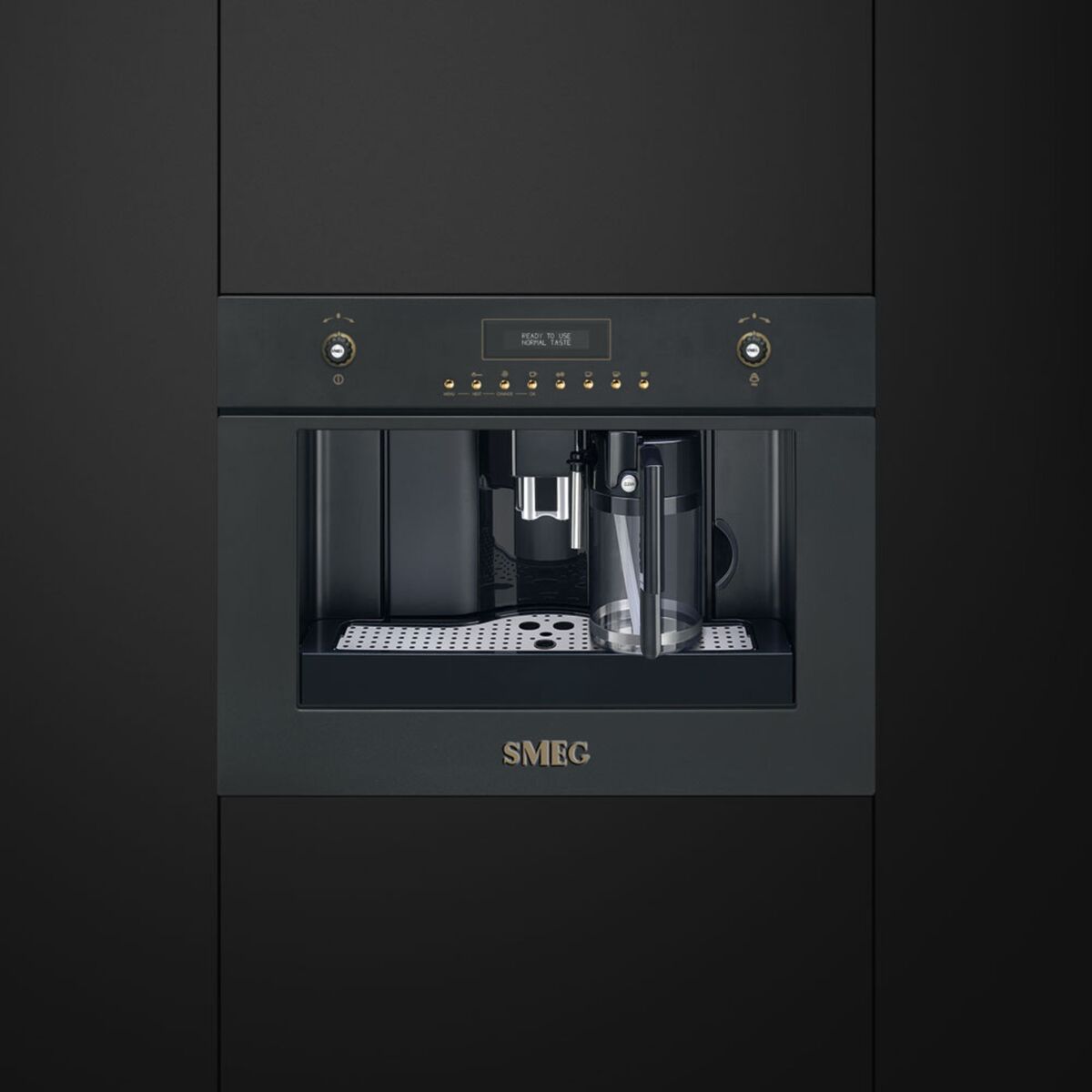 Innebygget kaffemaskin 60 cm antracit
