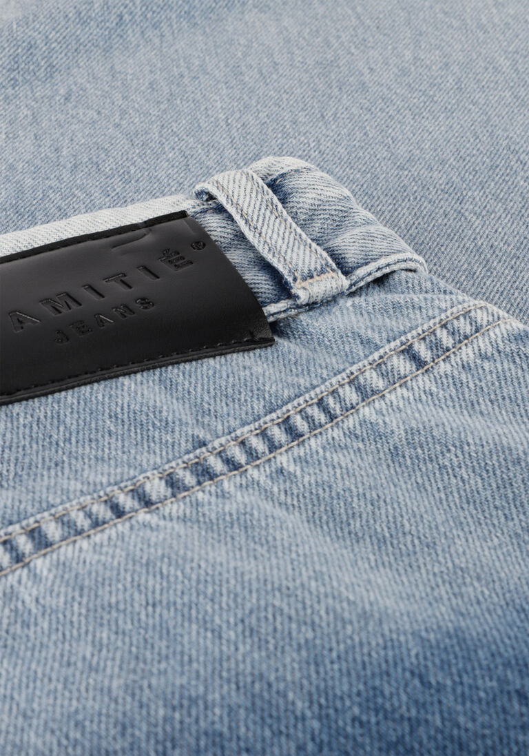 blauwe haute l'amitié wide jeans flip waist pocket tall jeans