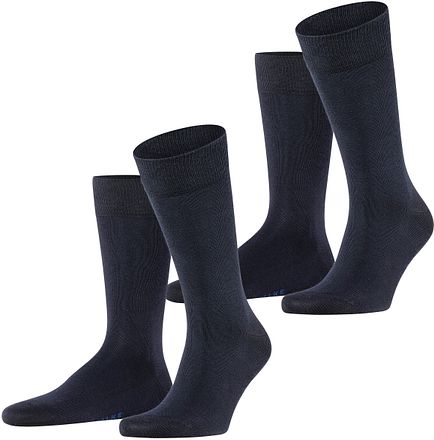 Falke 2-pack Happy Sokken Navy 14610-6375 kopen