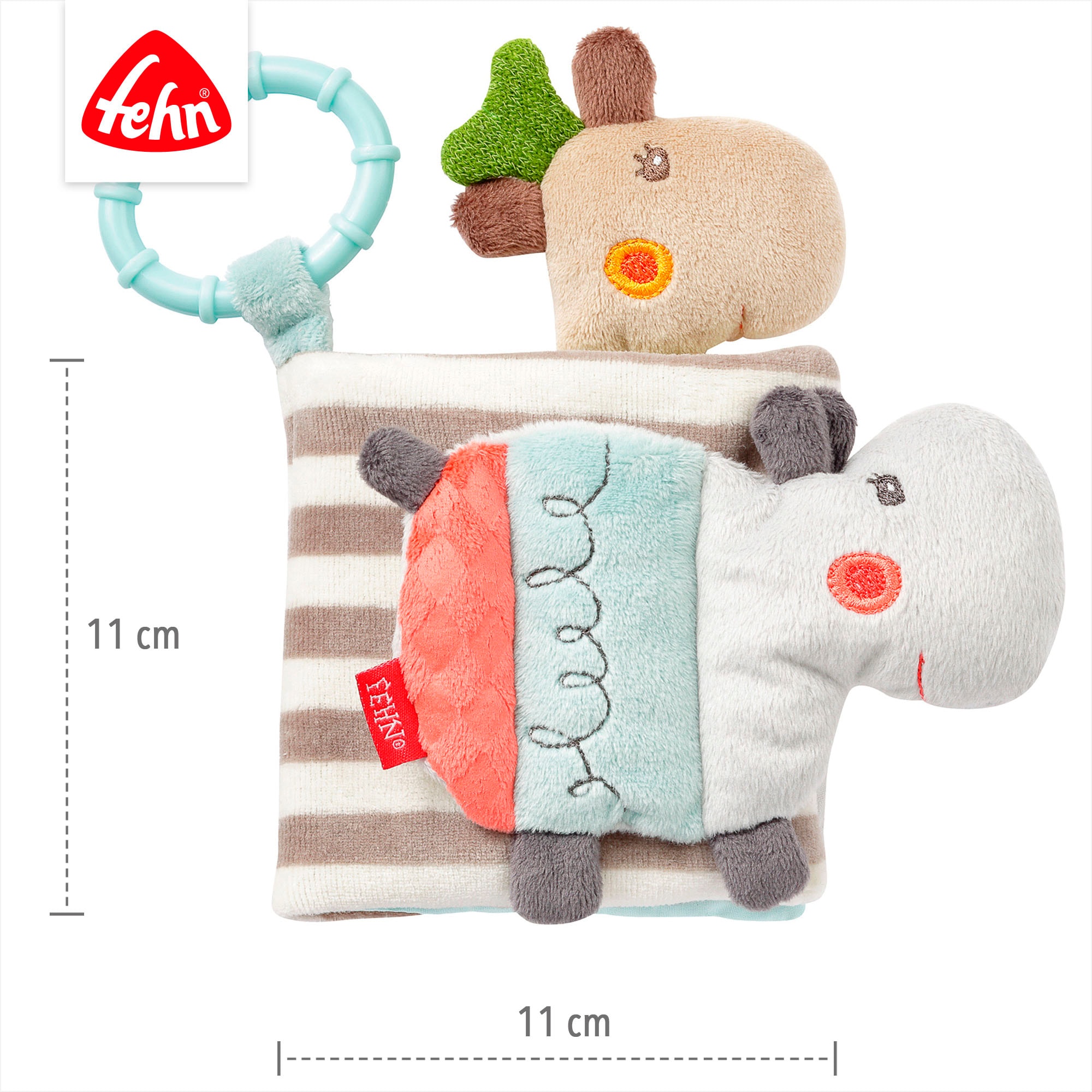 Fehn Greifspielzeug »Classic Stars, Stoffbuch Loopy &  Lotta«