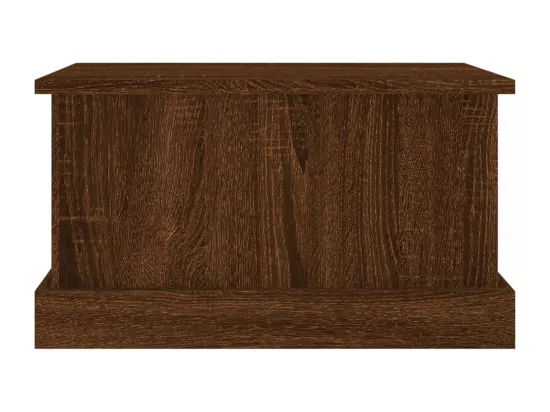 Boîte de rangement chêne marron 50x30x28 bois d'ingénierie