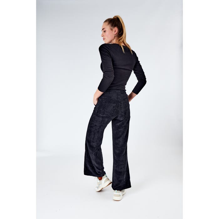 Veritas-Broek corduroy effen