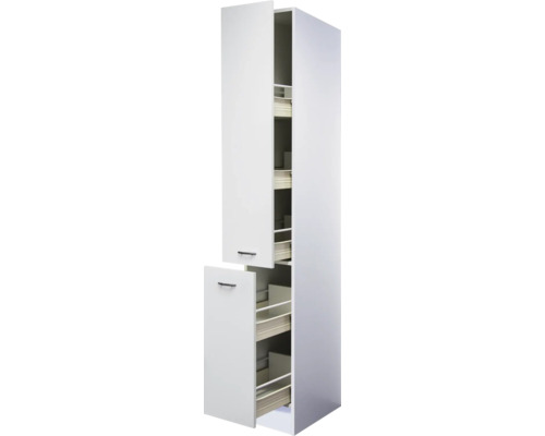 Flex Well Apothekerskast Wito BxDxH 30 x 57 x 200 cm wit mat gedemonteerd