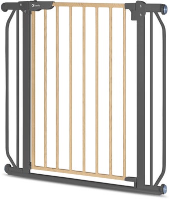 Lionelo Truus Slim Sikkerhetsgrind, Grey Graphite/Natural