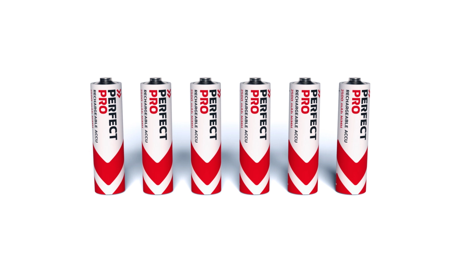 PerfectPro B-AA6 Batterij NiMH 2500 mAh, 6 stuks AA