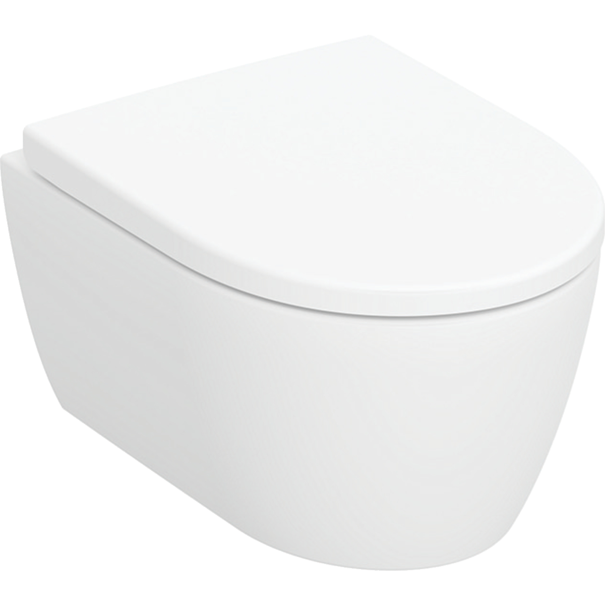 Geberit iCon Compact wandcloset Rimfree met softclose zitting en quick release wit mat