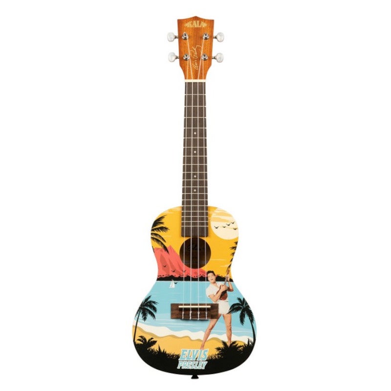 Kala Learn To Play Elvis Blue Hawaii concert ukelele set