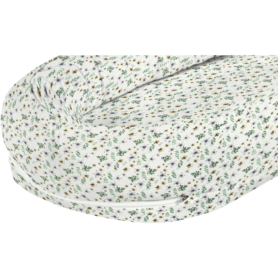 Alvi® Schlummernestchen Petit Fleurs grünweiß