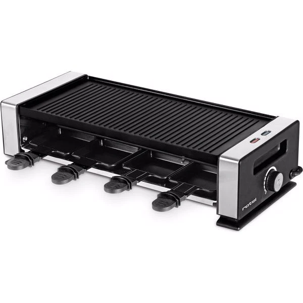 Appareil à raclette gril en fonte pour 8 personnes avec poêlons et spa