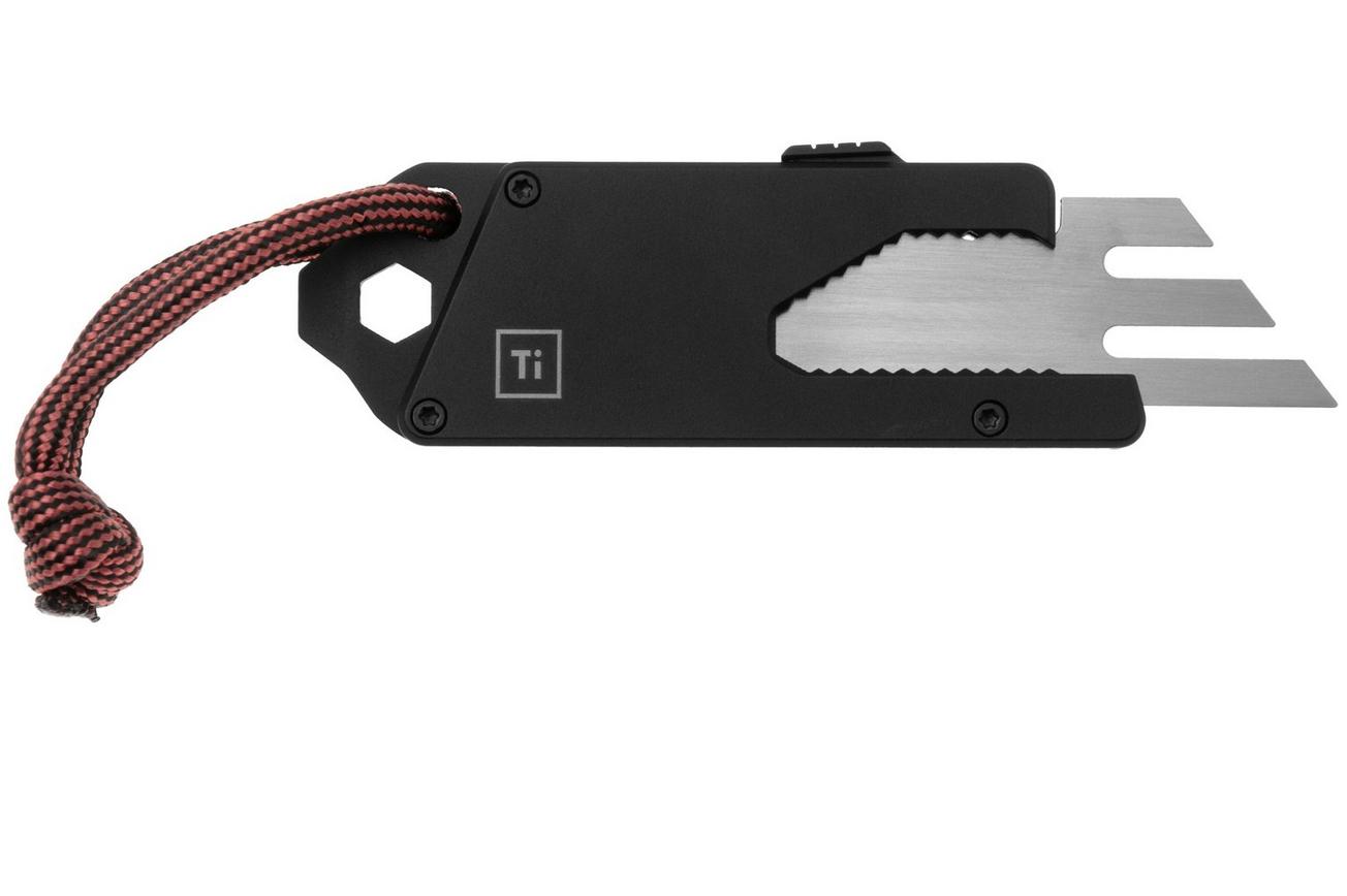 Big Idea Design TPT Slide Titanium Pocket Tool TPT-BK Matte Black Titanium, utility mes