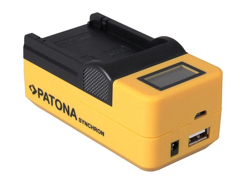 Patona Ladegerät Synchron USB Olympus BLS1, BLS5 Für Olympus BLS1 und BLS5 Akkus