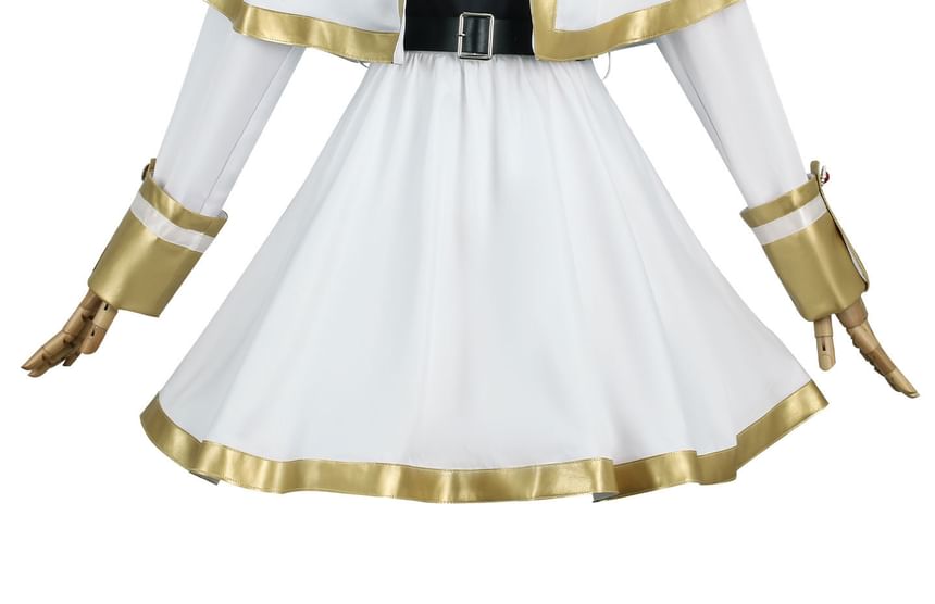 Feravin - Frieren: Beyond Journey's End Frieren Cosplay Pruik / Kostuumset