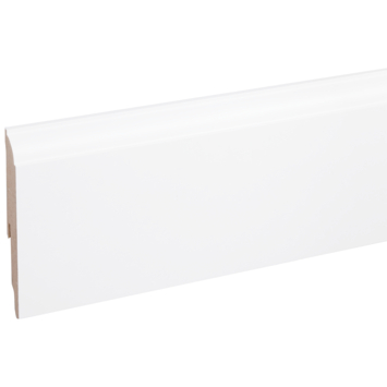 CANDO hoge plint kwartrond clip wit 1,9 x 12