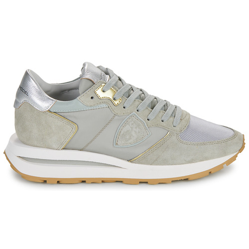 Philippe Model - TROPEZ HAUTE LOW WOMAN Gris / Kaki / Oro
