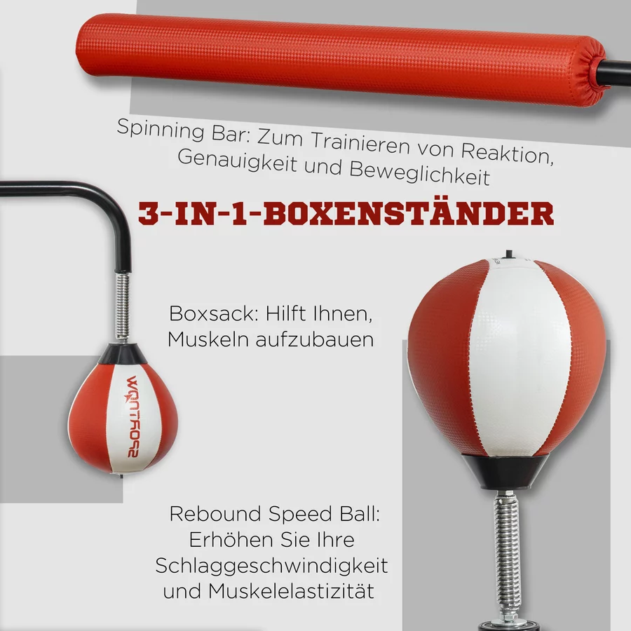 HOMCOM Kettlebell mit Griff schwarz