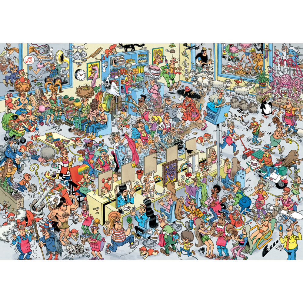 Jan Van Haasteren Puzzel Bij De Kapper 1000 Stukjes