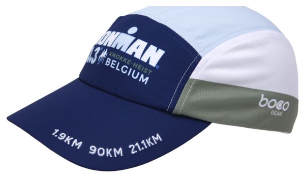 Casquette Ironman 70.3 Belgique Event Tech Blanc/Bleu
