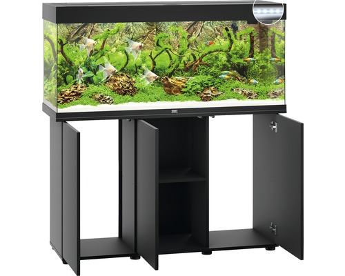 JUWEL Rio 240 SBX aquariumcombinatie met ledverlichting, verwarming, filter en zwarte kast