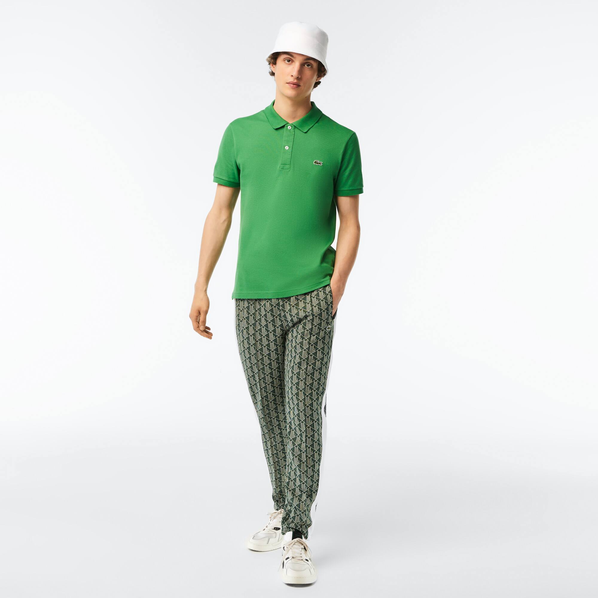 Original L.12.12 Poloshirt aus Petit Piqué Kurze Ärmel - Grün - Lacoste - Herren