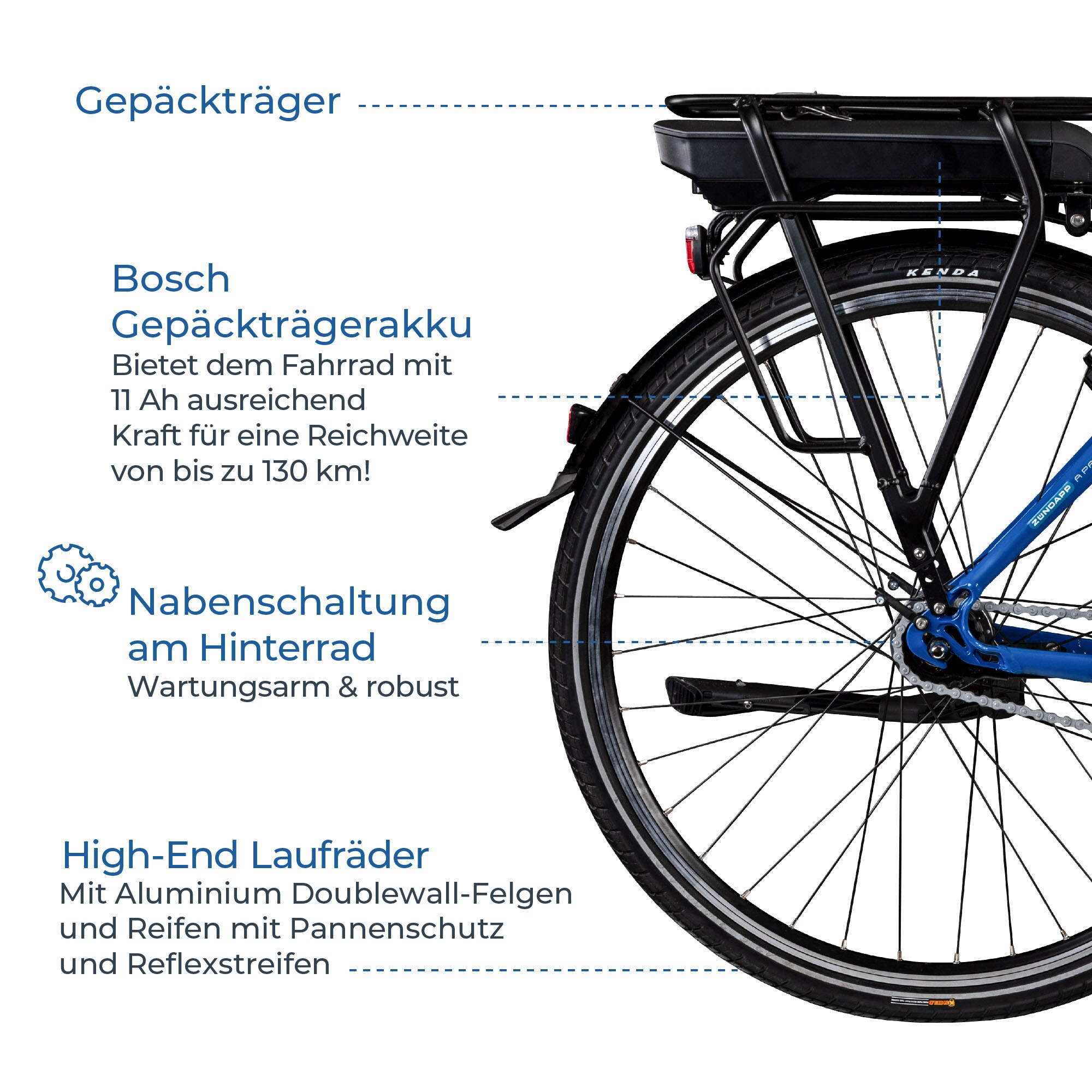 Zündapp X200 E Bike Damenfahrrad 155 - 180 cm Stadtrad Pedelec Bosch