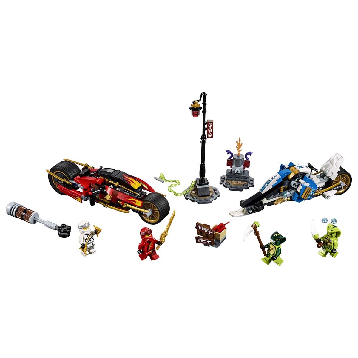 LEGO Ninjago Kai's Blade Cycle & Zane's Snowmobile: 70667: 70667