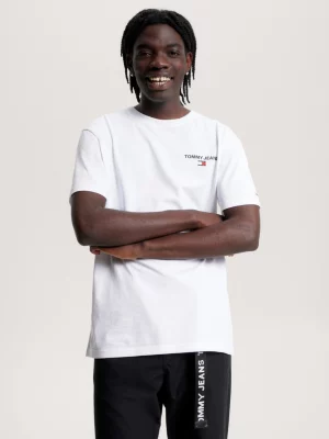 Camiseta clássica com logo nas costas