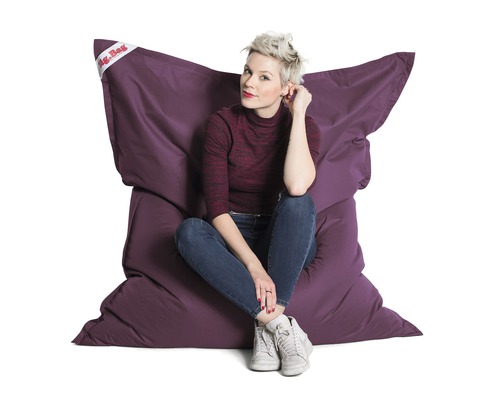 Zitzak Zitpunt Bigbag Brava ca. 380 liter aubergine 170x130x20 cm