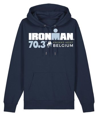 Sweat à Capuche Ironman 70.3 Belgium Bleu Marine
