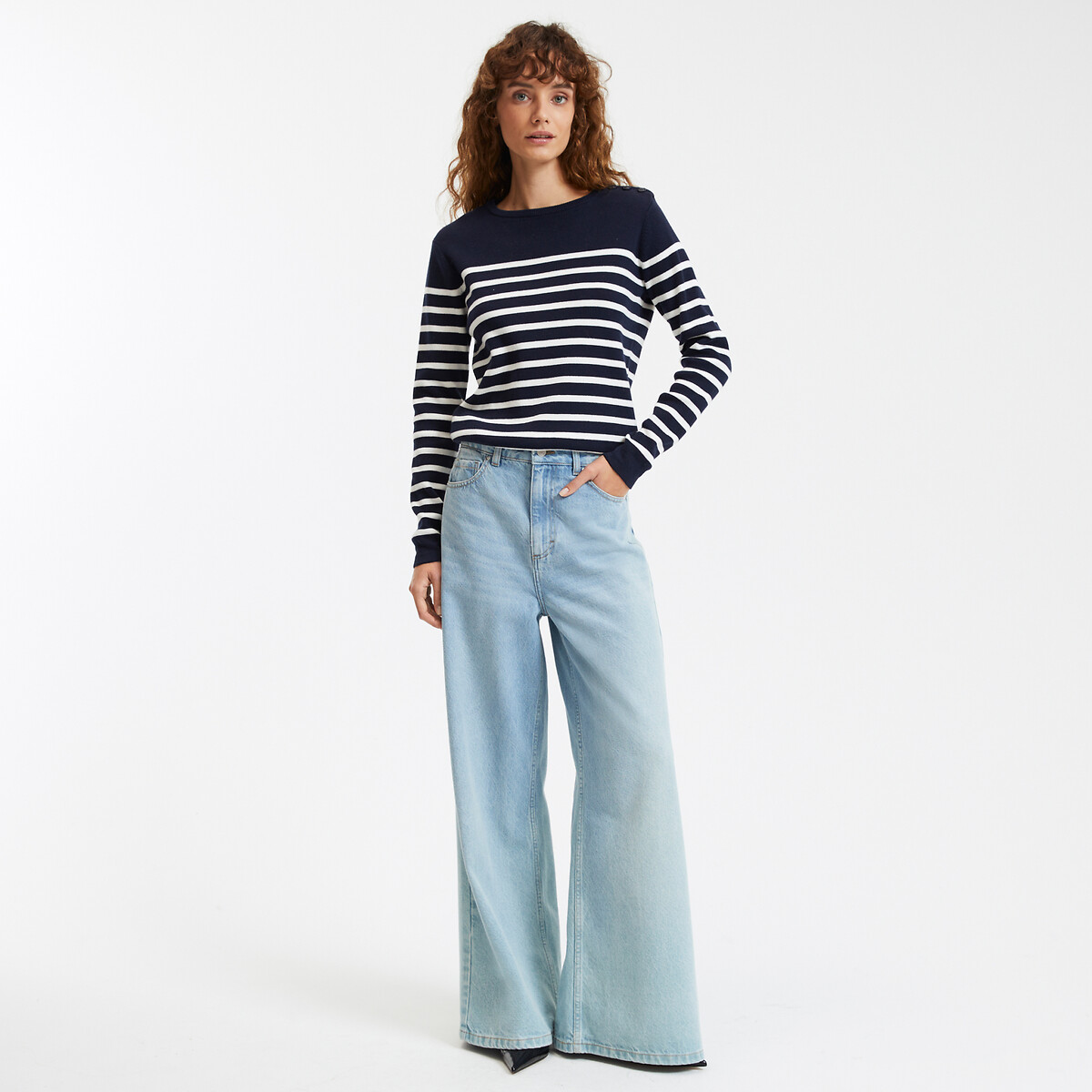 COLEÇÕES LA REDOUTE<br>Suéter azul marinho