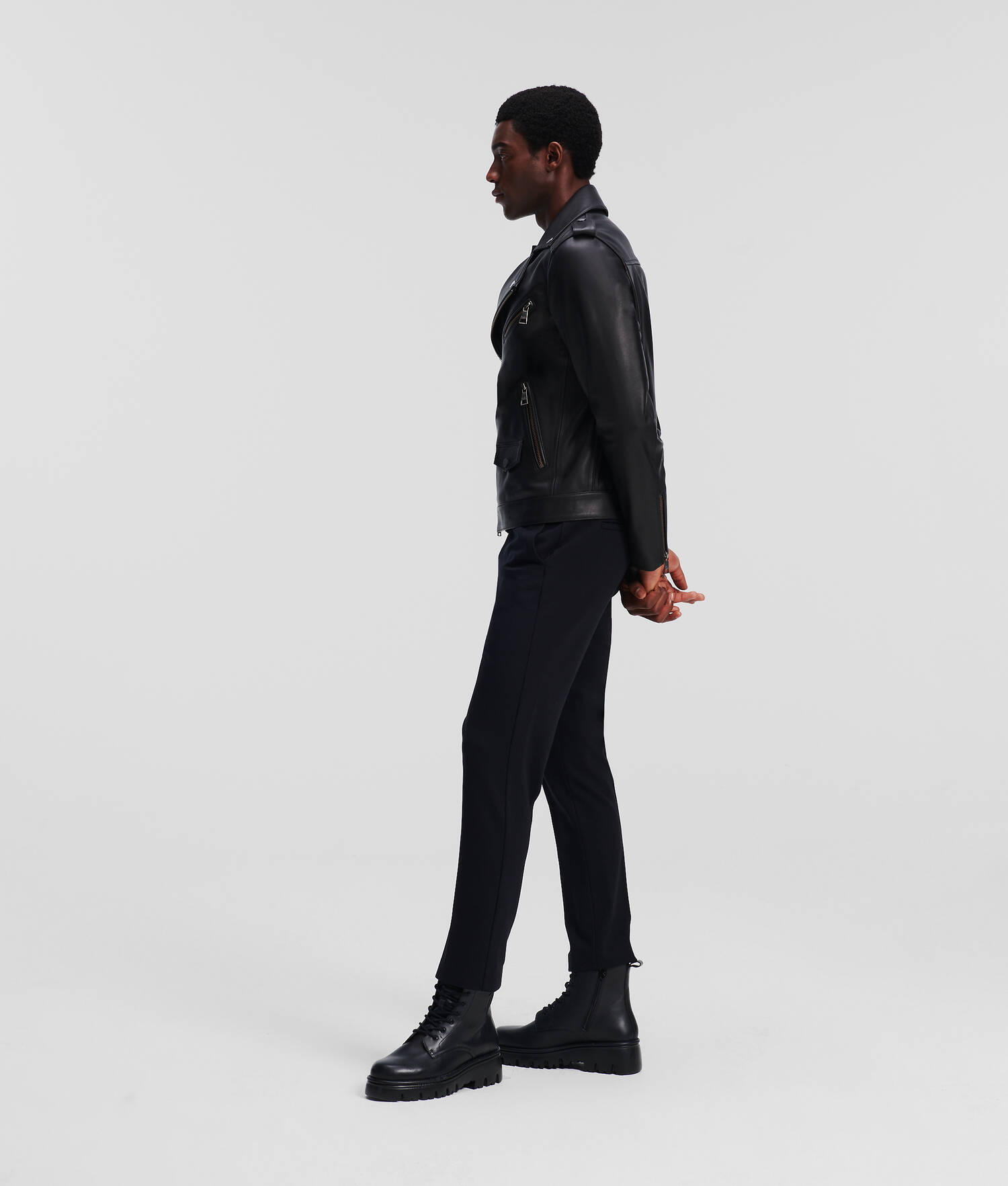 VESTE DE MOTARD EN CUIR