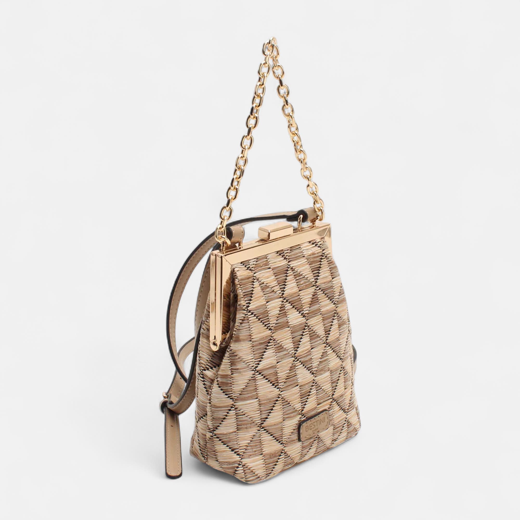 Sac bandoulière beige