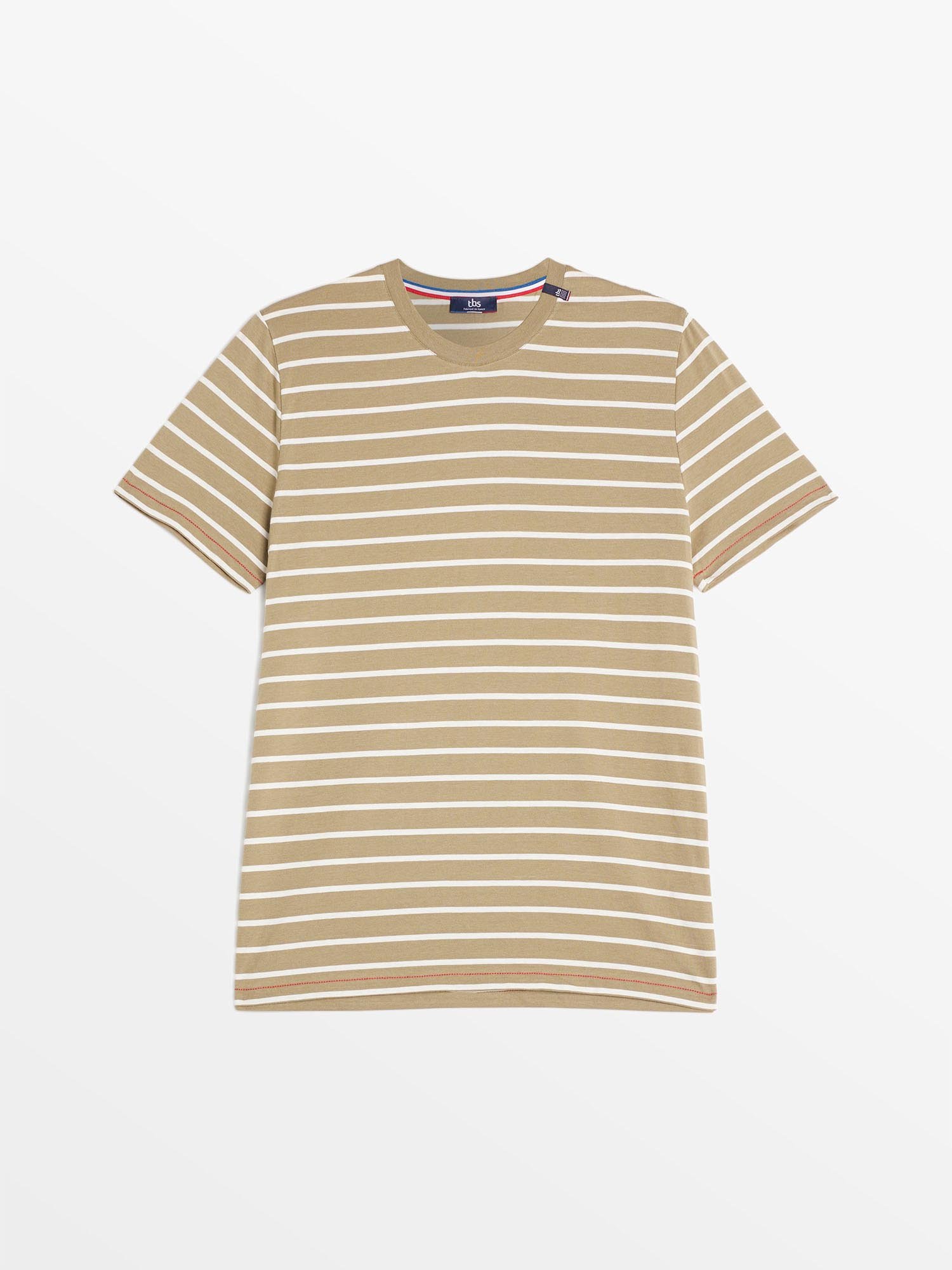 Tee Shirt Marinière Fabriqué en France Kaki