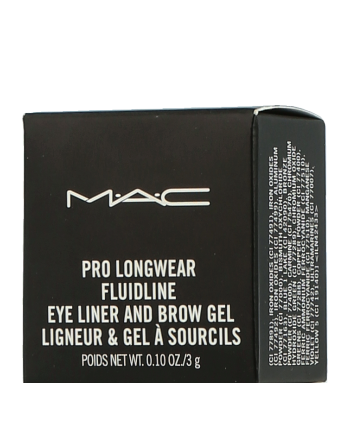 MAC Pro Longwear Fluidline Eye-Liner and Brow Gel Blacktrack 3g
