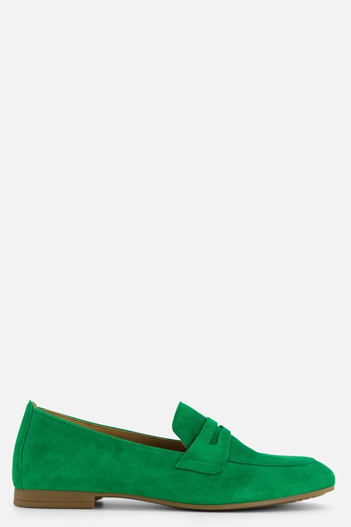 Gabor Instappers groen Suede