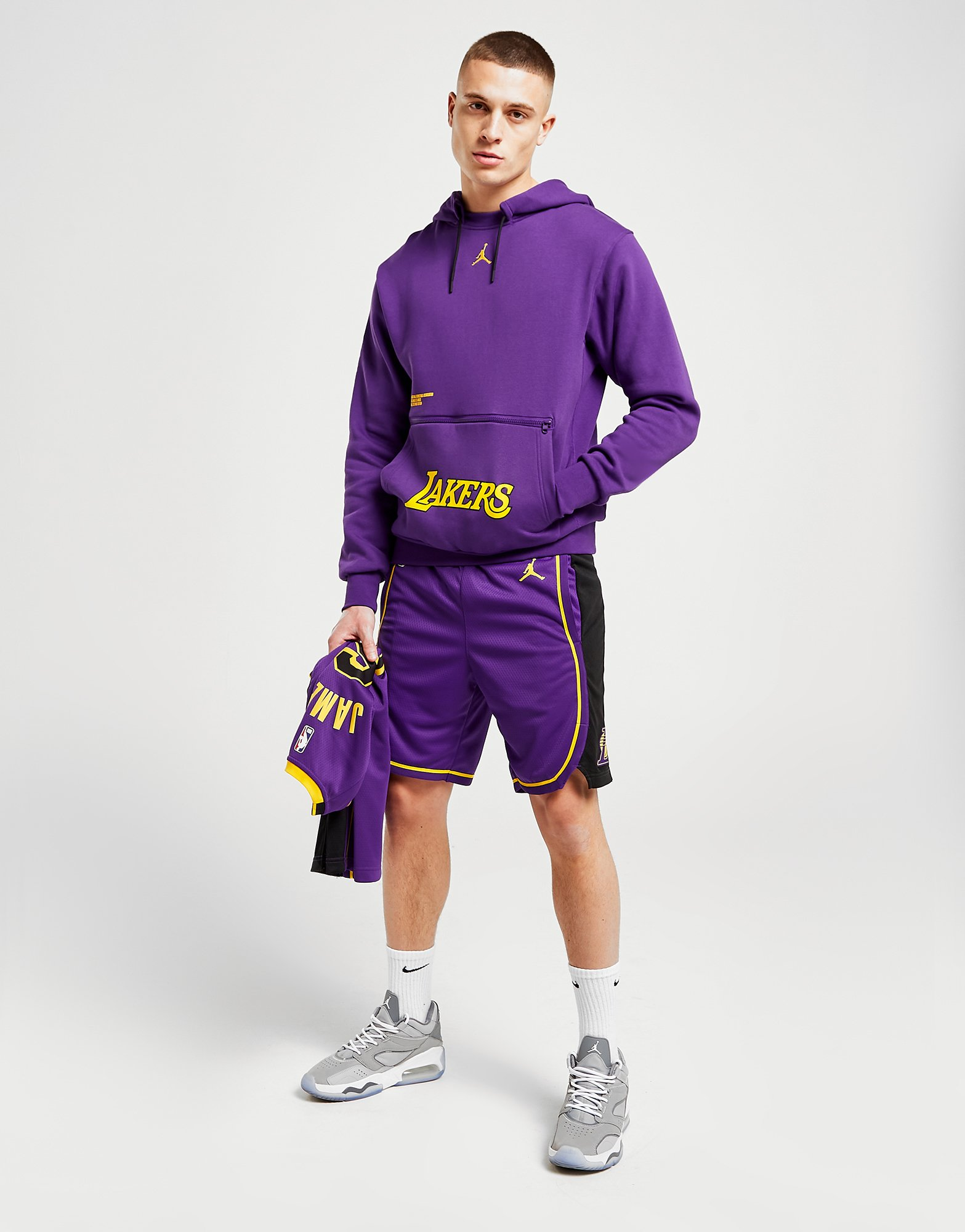 Jordan NBA LA Lakers Fleece Pullover Hoodie