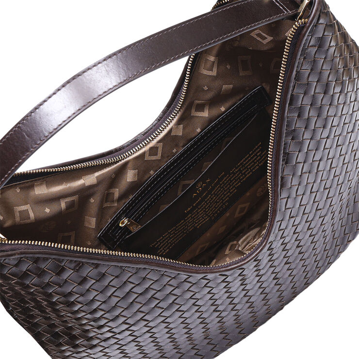 ADAX Salerno shoulder bag Mindy Mørkebrun